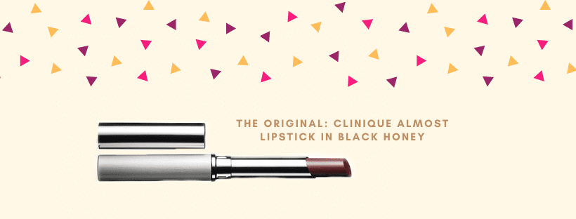 clinique almost lipstick in black honey